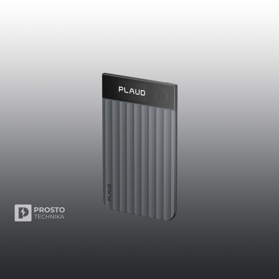 Диктофон Plaud Note Pro с искусственным интеллектом ChatGPT, 64Gb, чёрный (Black)